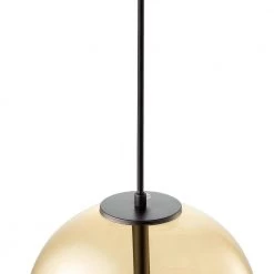 Carina 1-Light Amber Pendant with Globe Glass Shade by CARRO -Decor Therapy Shop amber carro chandeliers p g1008011a1 4f 1000