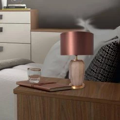 Iris 23 in. Apricot Indoor Table Lamp by CARRO -Decor Therapy Shop apricot carro table lamps at g23021a1 1f 1000