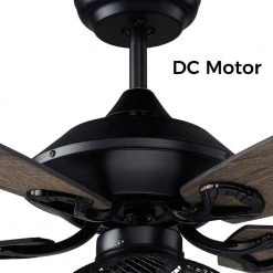 Keller 52 in. LED Indoor Black DC Motor Ceiling Fan with Light Kit and Remote Control Included by CARRO 17 Keller 52 in. LED Indoor Black DC Motor Ceiling Fan with Light Kit and Remote Control Included by CARRO -Decor Therapy Shop black carro ceiling fans with lights c525d1 l16 bg 1 c3 1000