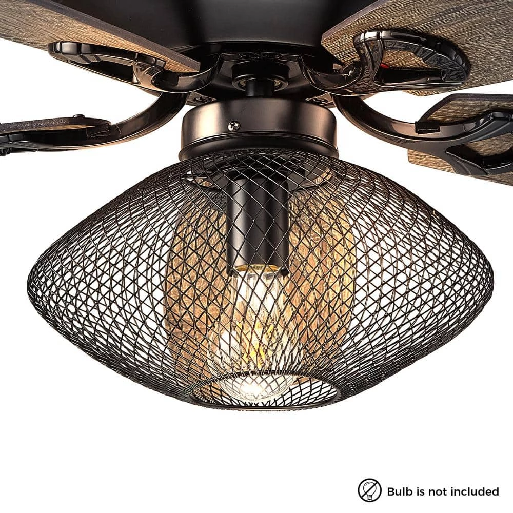 Keller 52 in. LED Indoor Black DC Motor Ceiling Fan with Light Kit and Remote Control Included by CARRO 4 Keller 52 in. LED Indoor Black DC Motor Ceiling Fan with Light Kit and Remote Control Included by CARRO - Image 2