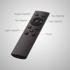 Keller 56 in. LED Indoor Black DC Motor Ceiling Fan with Light Kit and Remote Control Included by CARRO -Decor Therapy Shop black carro ceiling fans with lights c565d1 l16 bg 1 fa 1000