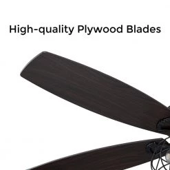 Henderson 52 in. LED Indoor Black DC Motor Ceiling Fan with Light Kit and Remote Control Included by CARRO -Decor Therapy Shop black carro ceiling fans with lights hc525d l27 b5 1 1f 1000