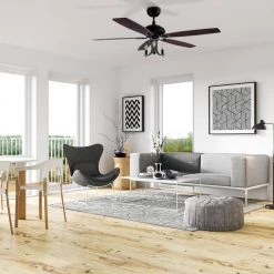 Henderson 52 in. LED Indoor Black DC Motor Chandelier Ceiling Fan with Light Kit and Remote Control by CARRO 18 Henderson 52 in. LED Indoor Black DC Motor Chandelier Ceiling Fan with Light Kit and Remote Control by CARRO -Decor Therapy Shop black carro ceiling fans with lights hc525d l31 bh 1 77 1000