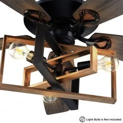 Keller 52 in. LED Indoor Black DC Motor Ceiling Fan with Light Kit and Remote Control Included by CARRO -Decor Therapy Shop black carro ceiling fans with lights hc525d1 l61 bg 1 1f 1000