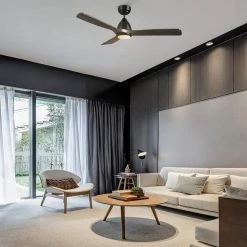 Sawyer 48 in. Dimmable LED Indoor/Outdoor Black Smart Ceiling Fan with Light and Remote, Works with Alexa/Google Home by CARRO 18 Sawyer 48 in. Dimmable LED Indoor/Outdoor Black Smart Ceiling Fan with Light and Remote, Works with Alexa/Google Home by CARRO -Decor Therapy Shop black carro ceiling fans with lights hs483n3 l11 bm3 1 a0 1000