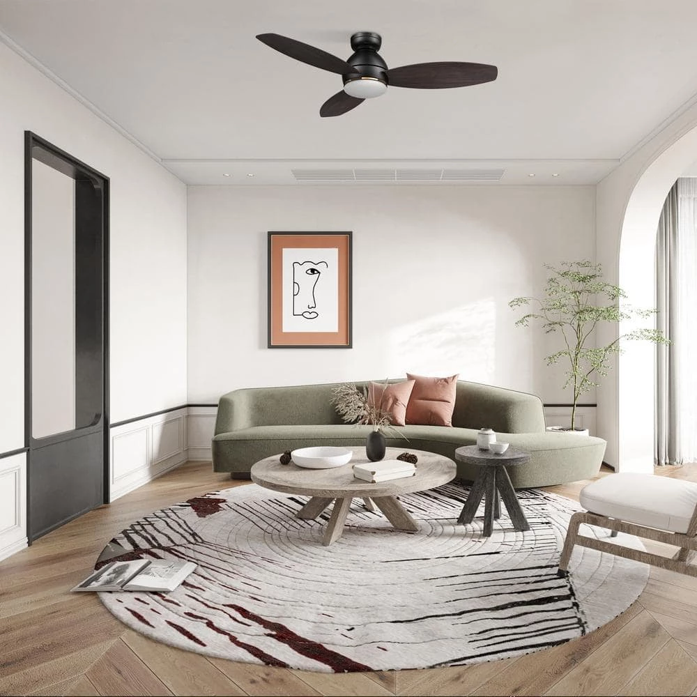 Bretton 48 in. Integrated LED Indoor/Outdoor Black Smart Ceiling Fan with Light and Remote, Works with Alexa/Google Home by CARRO 13 Bretton 48 in. Integrated LED Indoor/Outdoor Black Smart Ceiling Fan with Light and Remote, Works with Alexa/Google Home by CARRO - Image 11