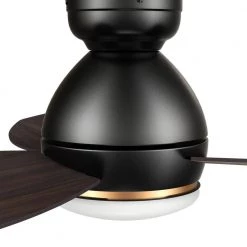 Bretton 48 in. Integrated LED Indoor/Outdoor Black Smart Ceiling Fan with Light and Remote, Works with Alexa/Google Home by CARRO 18 Bretton 48 in. Integrated LED Indoor/Outdoor Black Smart Ceiling Fan with Light and Remote, Works with Alexa/Google Home by CARRO -Decor Therapy Shop black carro ceiling fans with lights hs483q6 l12 b5 1 fm 4f 1000