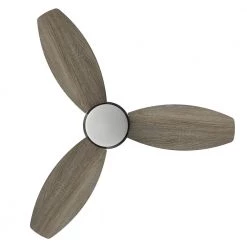 Bretton 48 in. Integrated LED Indoor/Outdoor Black Smart Ceiling Fan with Light and Remote, Works with Alexa/Google Home by CARRO 12 Bretton 48 in. Integrated LED Indoor/Outdoor Black Smart Ceiling Fan with Light and Remote, Works with Alexa/Google Home by CARRO -Decor Therapy Shop black carro ceiling fans with lights hs483q6 l12 bo 1 fm c3 1000