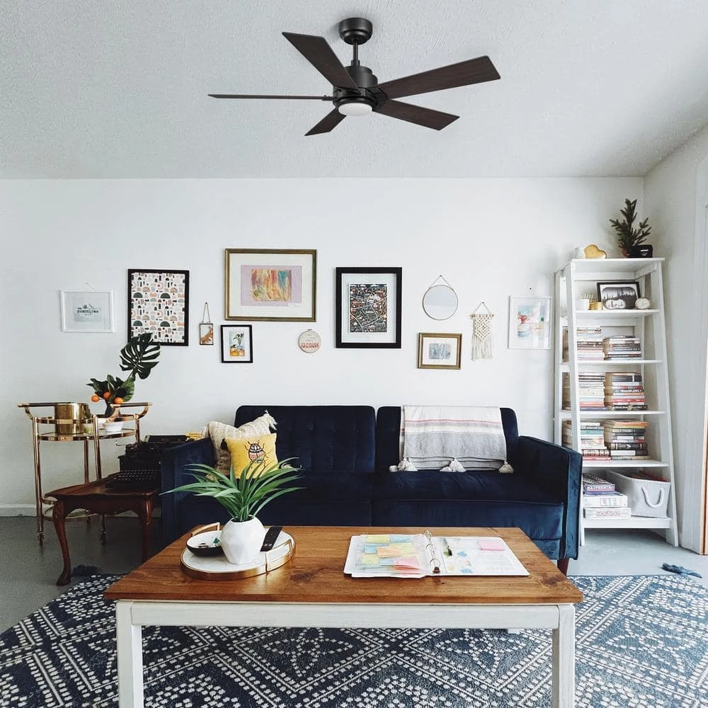 Aspen 48 in. Dimmable LED Indoor/Outdoor Black Smart Ceiling Fan with Light and Remote, Works with Alexa/Google Home by CARRO 13 Aspen 48 in. Dimmable LED Indoor/Outdoor Black Smart Ceiling Fan with Light and Remote, Works with Alexa/Google Home by CARRO - Image 11