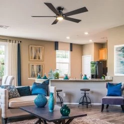 Aspen 48 in. Dimmable LED Indoor/Outdoor Black Smart Ceiling Fan with Light and Remote, Works with Alexa/Google Home by CARRO 23 Aspen 48 in. Dimmable LED Indoor/Outdoor Black Smart Ceiling Fan with Light and Remote, Works with Alexa/Google Home by CARRO -Decor Therapy Shop black carro ceiling fans with lights hs485j1 l11 b5 1 fm 31 1000