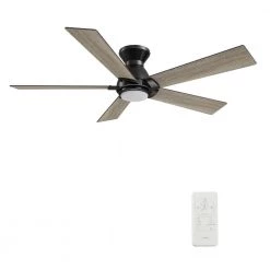 Aspen 48 in. Dimmable LED Indoor/Outdoor Black Smart Ceiling Fan with Light and Remote, Works with Alexa/Google Home by CARRO 19 Aspen 48 in. Dimmable LED Indoor/Outdoor Black Smart Ceiling Fan with Light and Remote, Works with Alexa/Google Home by CARRO -Decor Therapy Shop black carro ceiling fans with lights hs485j1 l11 bo 1 fm 1f 1000