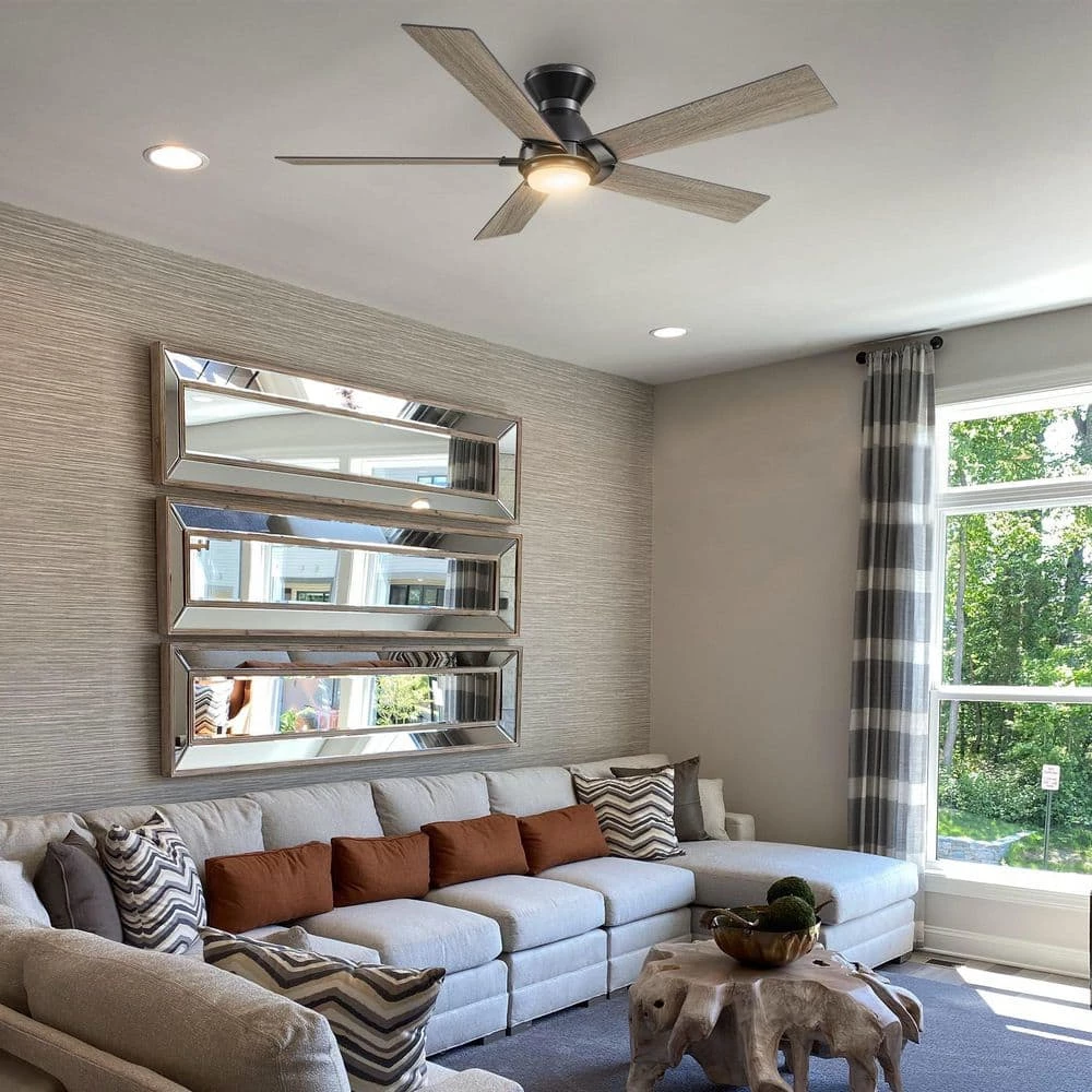 Aspen 48 in. Dimmable LED Indoor/Outdoor Black Smart Ceiling Fan with Light and Remote, Works with Alexa/Google Home by CARRO 13 Aspen 48 in. Dimmable LED Indoor/Outdoor Black Smart Ceiling Fan with Light and Remote, Works with Alexa/Google Home by CARRO - Image 11