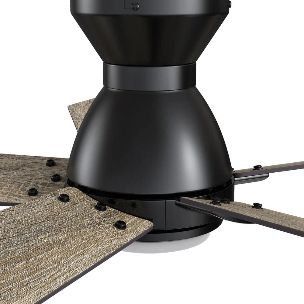 Aspen 48 in. Dimmable LED Indoor/Outdoor Black Smart Ceiling Fan with Light and Remote, Works with Alexa/Google Home by CARRO 7 Aspen 48 in. Dimmable LED Indoor/Outdoor Black Smart Ceiling Fan with Light and Remote, Works with Alexa/Google Home by CARRO - Image 5
