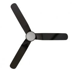Semmes 52 in. Dimmable LED Indoor/Outdoor Black Smart Ceiling Fan with Light and Remote, Works with Alexa/Google Home by CARRO -Decor Therapy Shop black carro ceiling fans with lights hs523n1 l11 b2 1 fm 1f 1000