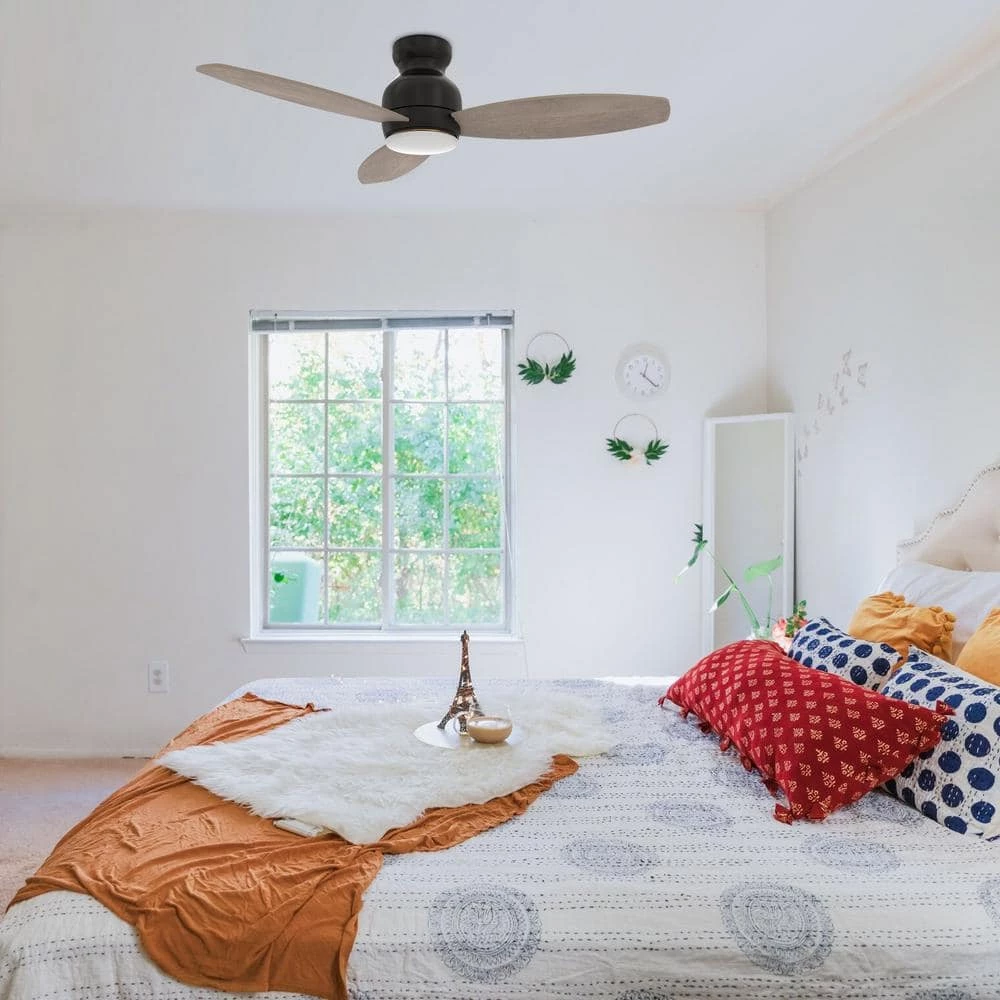 Trendsetter 52 in. Dimmable LED Indoor/Outdoor Black Smart Ceiling Fan with Light and Remote, Works w/Alexa/Google Home by CARRO 13 Trendsetter 52 in. Dimmable LED Indoor/Outdoor Black Smart Ceiling Fan with Light and Remote, Works w/Alexa/Google Home by CARRO - Image 11