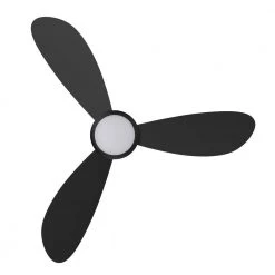 Fayette 52 in. Integrated LED Indoor/Outdoor Black Smart Ceiling Fan with Light and Remote, Works with Alexa/Google Home by CARRO -Decor Therapy Shop black carro ceiling fans with lights hs523q7 l12 b2 1 1f 1000