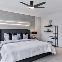 Decor Therapy Shop -Decor Therapy Shop black carro ceiling fans with lights hs525b l22 b2 1 fm e1 1000