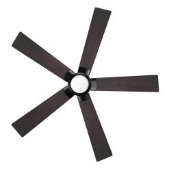 Aspen 52 in. Dimmable LED Indoor/Outdoor Black Smart Ceiling Fan with Light and Remote, Works with Alexa/Google Home by CARRO -Decor Therapy Shop black carro ceiling fans with lights hs525j1 l11 b5 1 fm 4f 1000