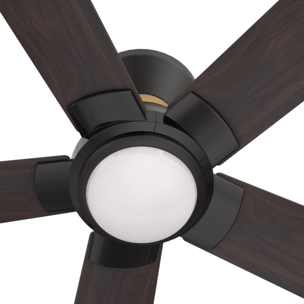 Aspen 52 in. Dimmable LED Indoor/Outdoor Black Smart Ceiling Fan with Light and Remote, Works with Alexa/Google Home by CARRO 6 Aspen 52 in. Dimmable LED Indoor/Outdoor Black Smart Ceiling Fan with Light and Remote, Works with Alexa/Google Home by CARRO - Image 4