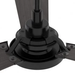 Veter 56 in. Dimmable LED Indoor/Outdoor Black Smart Ceiling Fan with Light and Remote, Works with Alexa/Google Home by CARRO -Decor Therapy Shop black carro ceiling fans with lights hs563b3 l22 b5 1 4f 1000