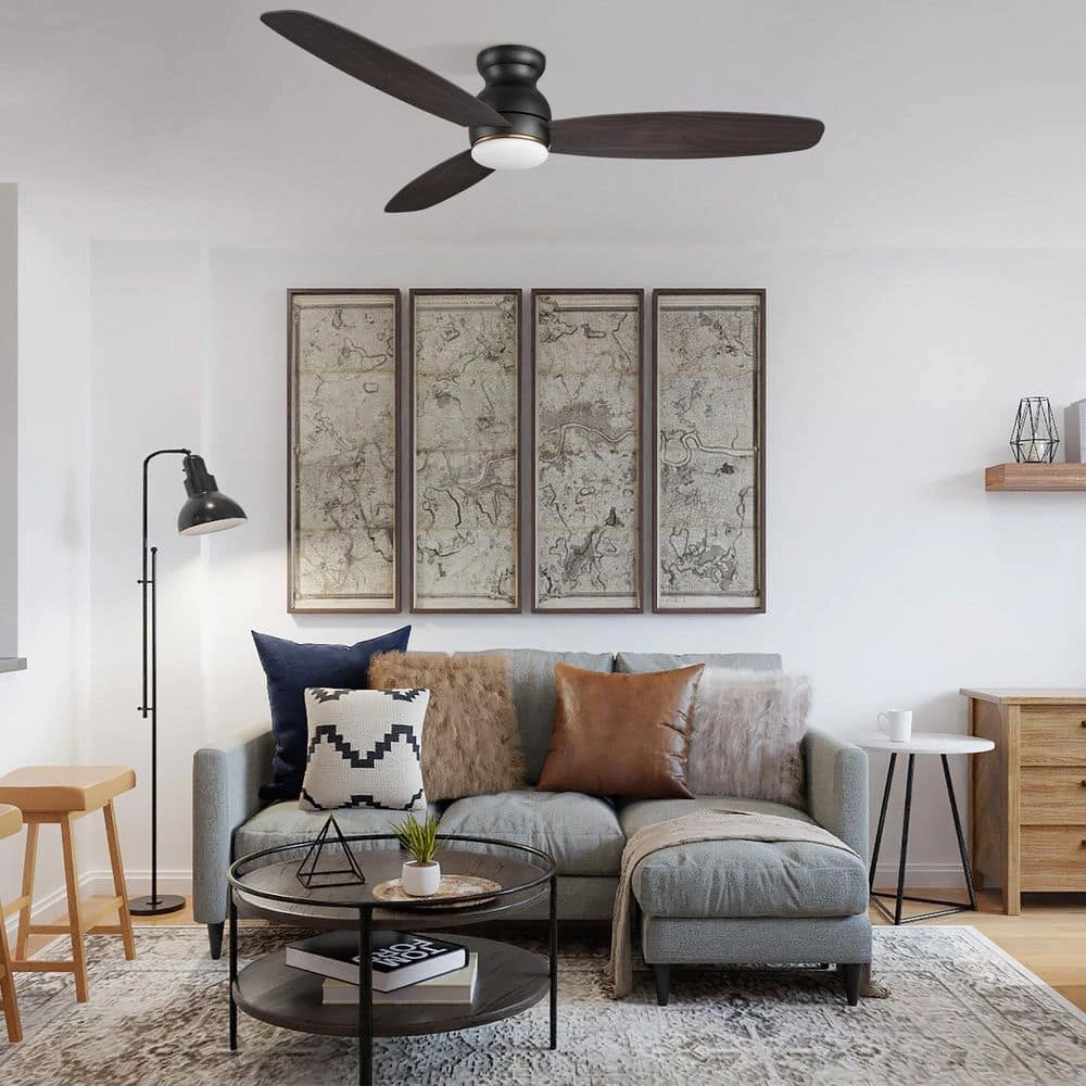 Trendsetter 60 in. Dimmable LED Indoor/Outdoor Black Smart Ceiling Fan with Light and Remote, Works w/Alexa/Google Home by CARRO 13 Trendsetter 60 in. Dimmable LED Indoor/Outdoor Black Smart Ceiling Fan with Light and Remote, Works w/Alexa/Google Home by CARRO - Image 11