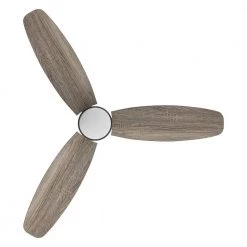 Trendsetter 60 in. Dimmable LED Indoor/Outdoor Black Smart Ceiling Fan with Light and Remote, Works w/Alexa/Google Home by CARRO -Decor Therapy Shop black carro ceiling fans with lights hs603q l12 bg 1 44 1000