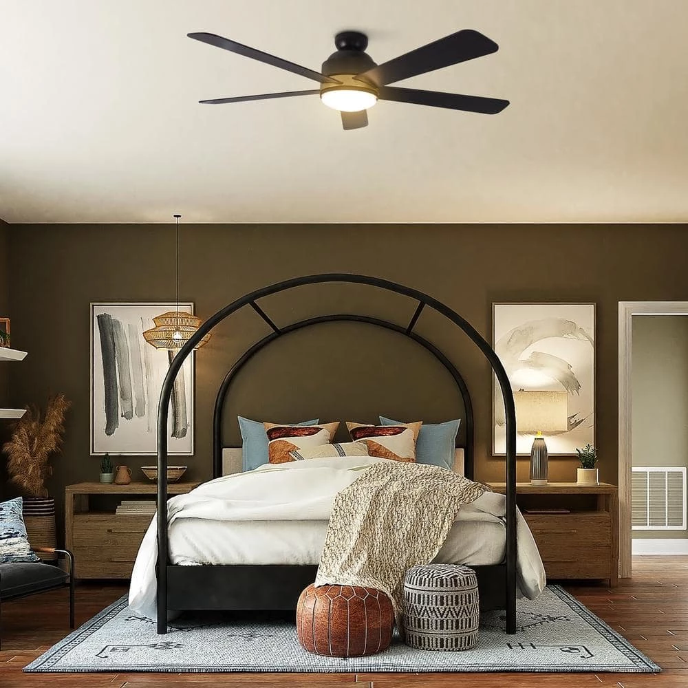 Soran 52 in. Integrated LED Indoor Black Smart Ceiling Fan with Light Kit and Wall Control, Works with Alexa/Google Home by CARRO 14 Soran 52 in. Integrated LED Indoor Black Smart Ceiling Fan with Light Kit and Wall Control, Works with Alexa/Google Home by CARRO - Image 12