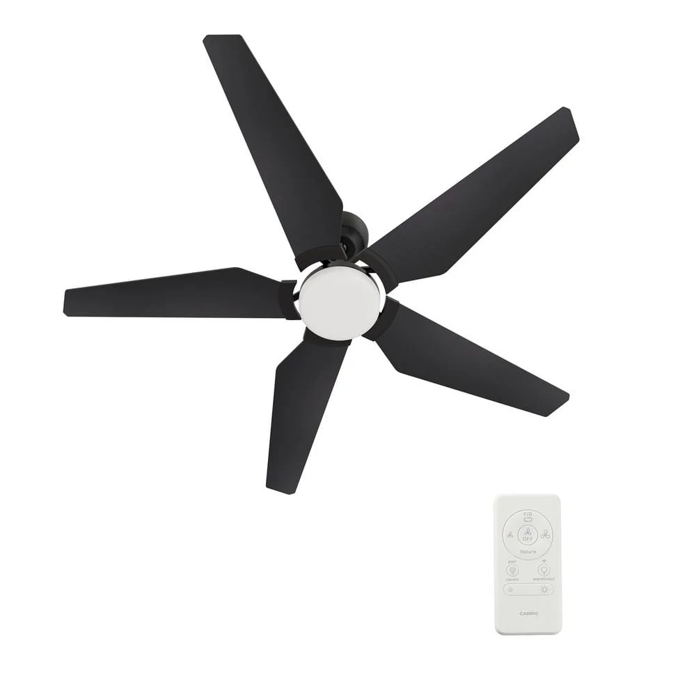 Beaumont 52 in. Dimmable LED Indoor/Outdoor Black Smart Ceiling Fan with Light and Remote, Works with Alexa/Google Home by CARRO 8 Beaumont 52 in. Dimmable LED Indoor/Outdoor Black Smart Ceiling Fan with Light and Remote, Works with Alexa/Google Home by CARRO - Image 6