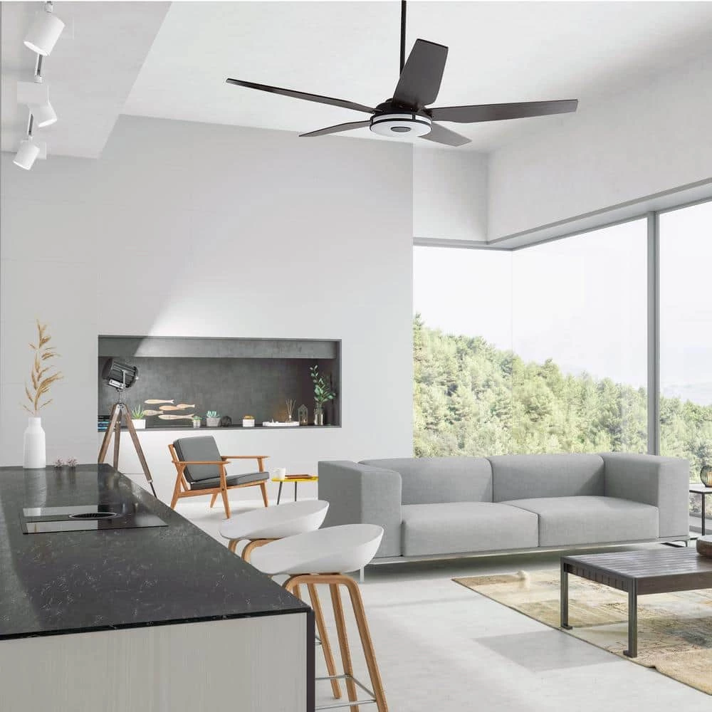 Starfish 56 in. Dimmable LED Indoor/Outdoor Black Smart Ceiling Fan with Light and Remote, Works with Alexa/Google Home by CARRO 9 Starfish 56 in. Dimmable LED Indoor/Outdoor Black Smart Ceiling Fan with Light and Remote, Works with Alexa/Google Home by CARRO - Image 7
