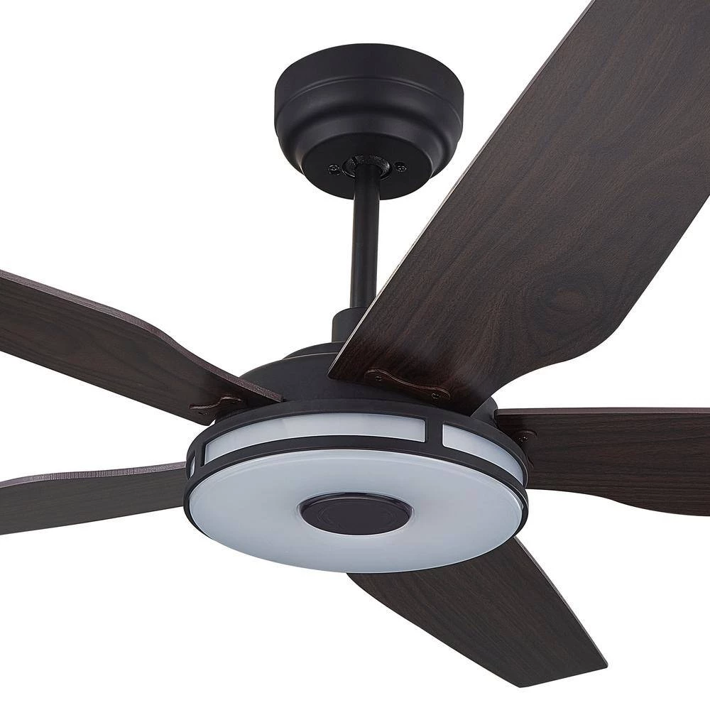 Starfish 56 in. Dimmable LED Indoor/Outdoor Black Smart Ceiling Fan with Light and Remote, Works with Alexa/Google Home by CARRO 5 Starfish 56 in. Dimmable LED Indoor/Outdoor Black Smart Ceiling Fan with Light and Remote, Works with Alexa/Google Home by CARRO - Image 3