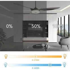 Finley 60 in. Dimmable LED Indoor/Outdoor Black Smart Ceiling Fan, Light and Remote, Works with Alexa/Google Home/Siri by CARRO 23 Finley 60 in. Dimmable LED Indoor/Outdoor Black Smart Ceiling Fan, Light and Remote, Works with Alexa/Google Home/Siri by CARRO -Decor Therapy Shop black carro ceiling fans with lights ns603f l13 b2 fa 1000