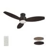 Trendsetter 52 in. Dimmable LED Indoor/Outdoor Black Smart Ceiling Fan with Light and Remote, Works w/Alexa/Google Home by CARRO 1 Trendsetter 52 in. Dimmable LED Indoor/Outdoor Black Smart Ceiling Fan with Light and Remote, Works w/Alexa/Google Home by CARRO -Decor Therapy Shop black carro ceiling fans with lights s523q l12 bg 1 64 1000