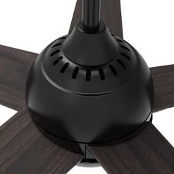 Sonnen 52 in. Dimmable LED Indoor/Outdoor Black Smart Ceiling Fan with Light and Remote, Works with Alexa/Google Home by CARRO -Decor Therapy Shop black carro ceiling fans with lights s525w l12 b5 1 4f 1000