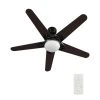 Sonnen 52 in. Dimmable LED Indoor/Outdoor Black Smart Ceiling Fan with Light and Remote, Works with Alexa/Google Home by CARRO 1 Sonnen 52 in. Dimmable LED Indoor/Outdoor Black Smart Ceiling Fan with Light and Remote, Works with Alexa/Google Home by CARRO -Decor Therapy Shop black carro ceiling fans with lights s525w l12 b5 1 64 1000