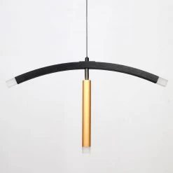 Seville 7-Watt Integrated LED Black Pendant with Frosted Acrylic Shades by CARRO -Decor Therapy Shop black carro chandeliers p m2011011b1 76 1000