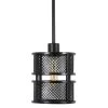 Rixon 1-Light Black Mesh Shade Pendant by Decor Therapy -Decor Therapy Shop black decor therapy chandeliers ch1925 64 1000