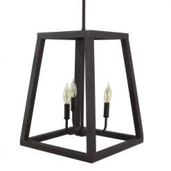 Reed 15 in. 3-Light Black Pendant by Decor Therapy 12 Reed 15 in. 3-Light Black Pendant by Decor Therapy -Decor Therapy Shop black decor therapy chandeliers ch1958 1f 1000