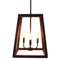 Reed 15 in. 3-Light Black Pendant by Decor Therapy 13 Reed 15 in. 3-Light Black Pendant by Decor Therapy -Decor Therapy Shop black decor therapy chandeliers ch1958 44 1000