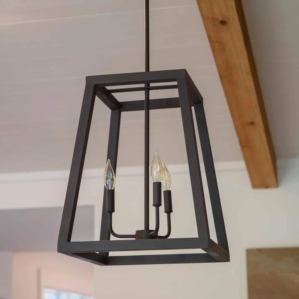 Reed 15 in. 3-Light Black Pendant by Decor Therapy 5 Reed 15 in. 3-Light Black Pendant by Decor Therapy - Image 3