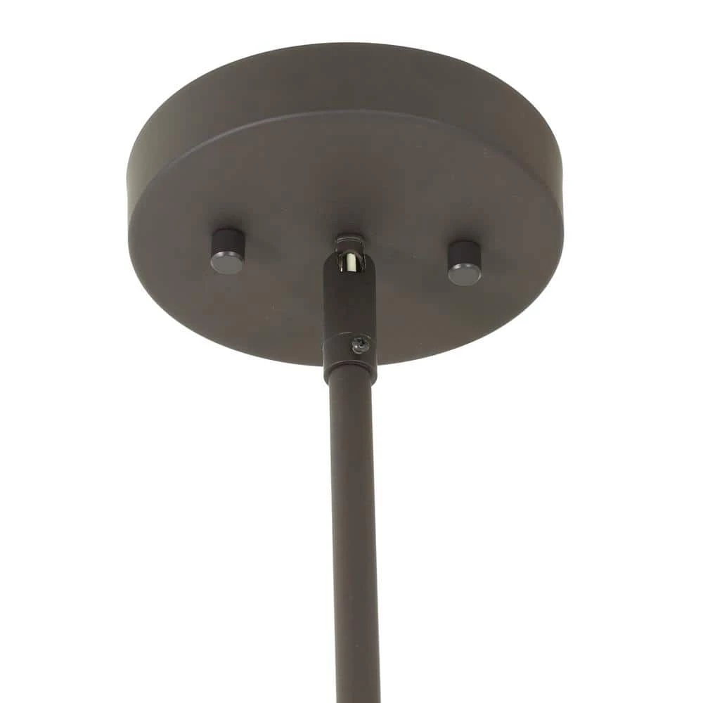 Reed 15 in. 3-Light Black Pendant by Decor Therapy 9 Reed 15 in. 3-Light Black Pendant by Decor Therapy - Image 7