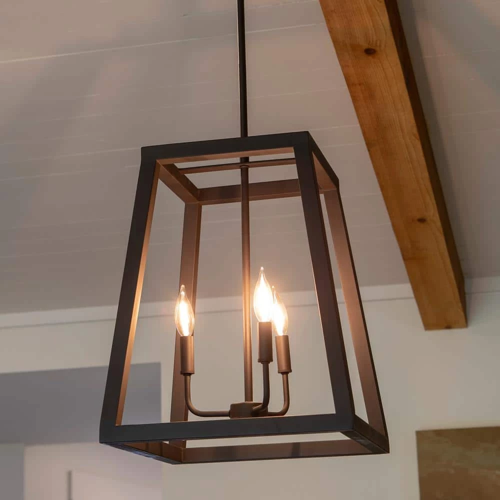 Reed 15 in. 3-Light Black Pendant by Decor Therapy 4 Reed 15 in. 3-Light Black Pendant by Decor Therapy - Image 2