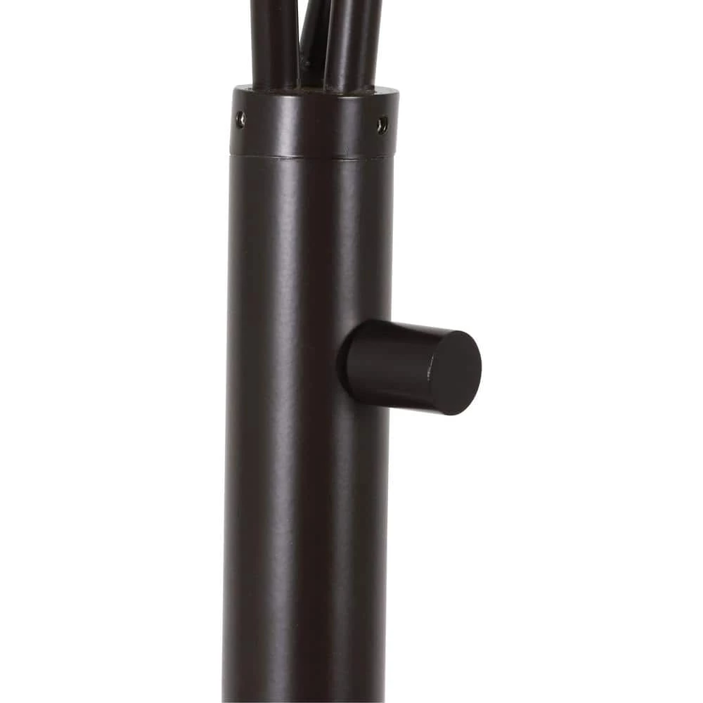 Laurette 75 in. Black 3-Light Floor Lamp by Decor Therapy 7 Laurette 75 in. Black 3-Light Floor Lamp by Decor Therapy - Image 5