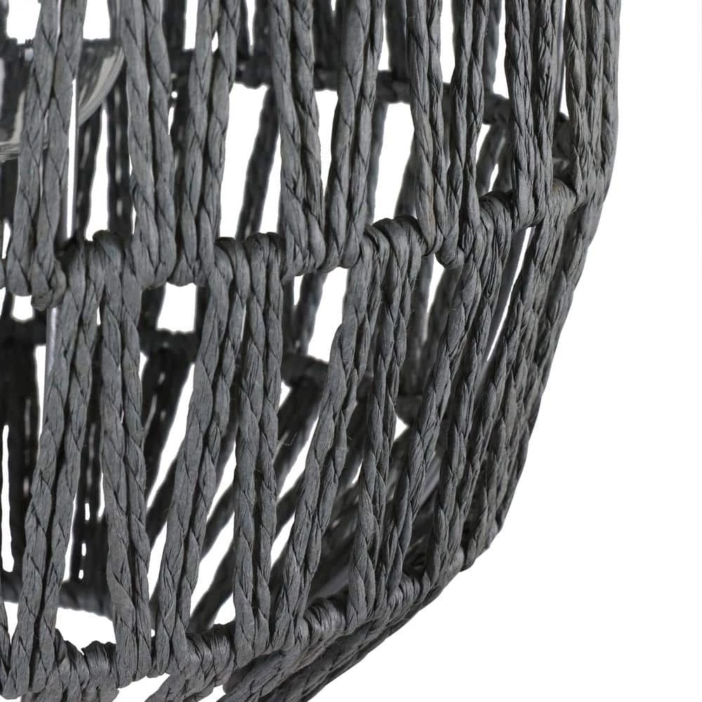 Laurette 75 in. Black 3-Light Floor Lamp by Decor Therapy 5 Laurette 75 in. Black 3-Light Floor Lamp by Decor Therapy - Image 3