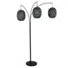 Laurette 75 in. Black 3-Light Floor Lamp by Decor Therapy -Decor Therapy Shop black decor therapy floor lamps pl4373 64 1000