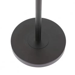 Edgar 58.5 in. Black Indoor Floor Lamp with Metal Leaf Patterned Shade by Decor Therapy -Decor Therapy Shop black decor therapy floor lamps pl4398 4f 1000