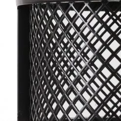 Rixon 11 in. Black Mesh Shade 1-Light Wall Sconce by Decor Therapy -Decor Therapy Shop black decor therapy wall sconces wl1160 1f 1000