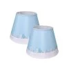 Winter Collection Limited Edition Round Empire Shape 10 in. x 7.5 in. x 6 in. Snowy Village Lamp Shade (2-Pack) by CARRO 1 Winter Collection Limited Edition Round Empire Shape 10 in. x 7.5 in. x 6 in. Snowy Village Lamp Shade (2-Pack) by CARRO -Decor Therapy Shop blue carro lamp shades ph e061008 2g1 64 1000