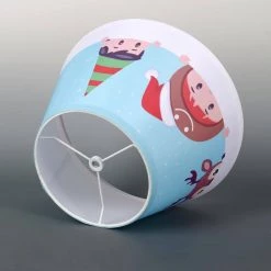 Holiday Collection Limited Edition Round Empire Shape 13 in. x 7.8 in. x 7 in. Sleigh of Friends Lamp Shade (2-Pack) by CARRO 9 Holiday Collection Limited Edition Round Empire Shape 13 in. x 7.8 in. x 7 in. Sleigh of Friends Lamp Shade (2-Pack) by CARRO -Decor Therapy Shop blue carro lamp shades ph e071308 2f1 66 1000