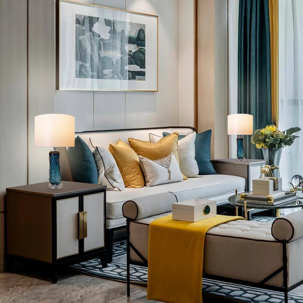 Hyacinth 27 in. Blue Indoor Table Lamp by CARRO 10 Hyacinth 27 in. Blue Indoor Table Lamp by CARRO - Image 8