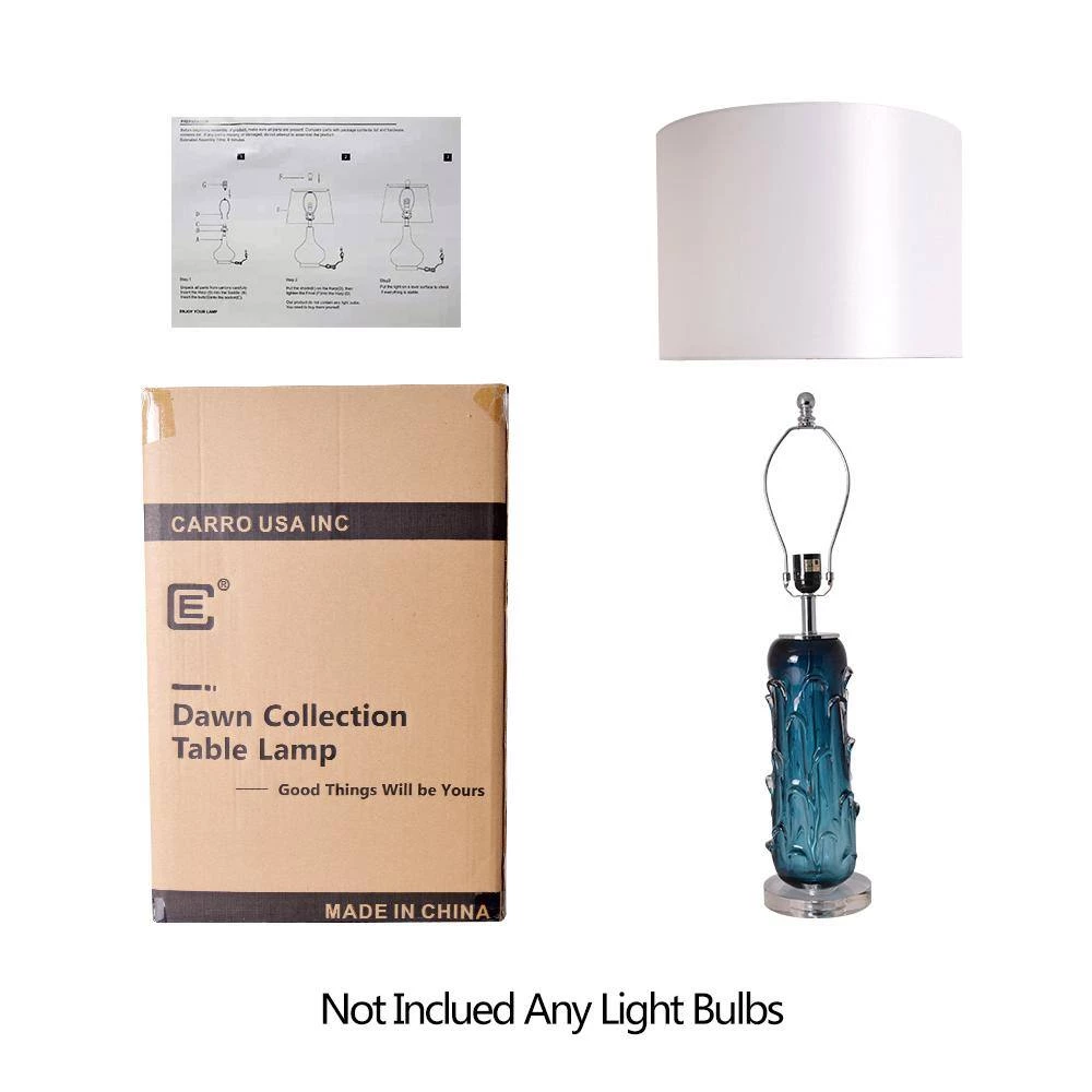 Hyacinth 27 in. Blue Indoor Table Lamp by CARRO 5 Hyacinth 27 in. Blue Indoor Table Lamp by CARRO - Image 3